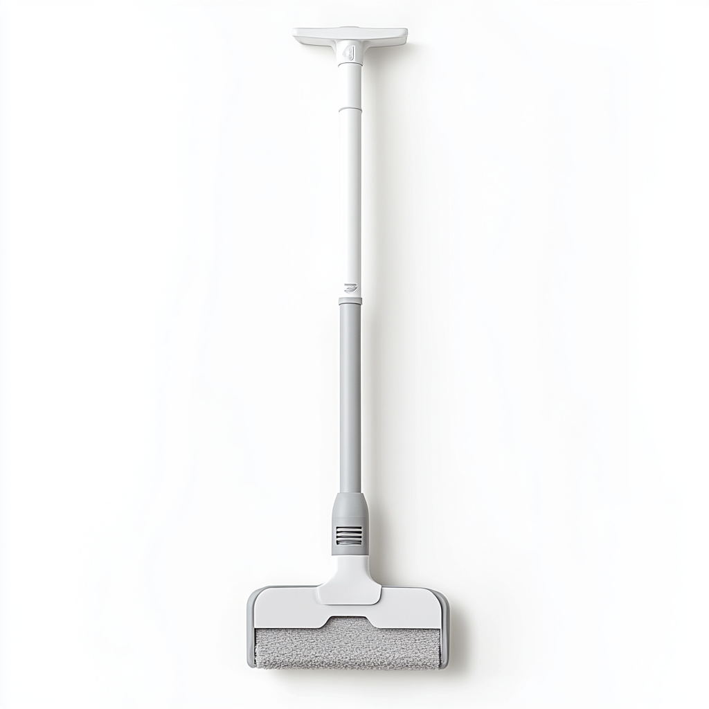 Stano Squeeze Mop - Hands-Free Self-Wringing System - Professional Grade Floor Cleaning - For Wet & Dry Use - Space Saving Foldable Design