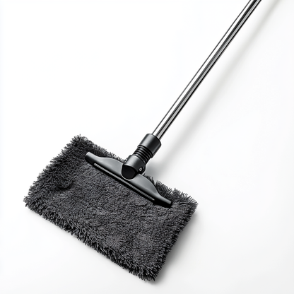 Stano Flat Mop - 360° Swivel Stainless Steel Handle - Professional Grade Microfiber Floor Cleaner - For Hardwood & Tile - Set of 3 Pads